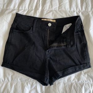 BLACK SHORT-SHORTS HIGH RISE 2'' INSEAM